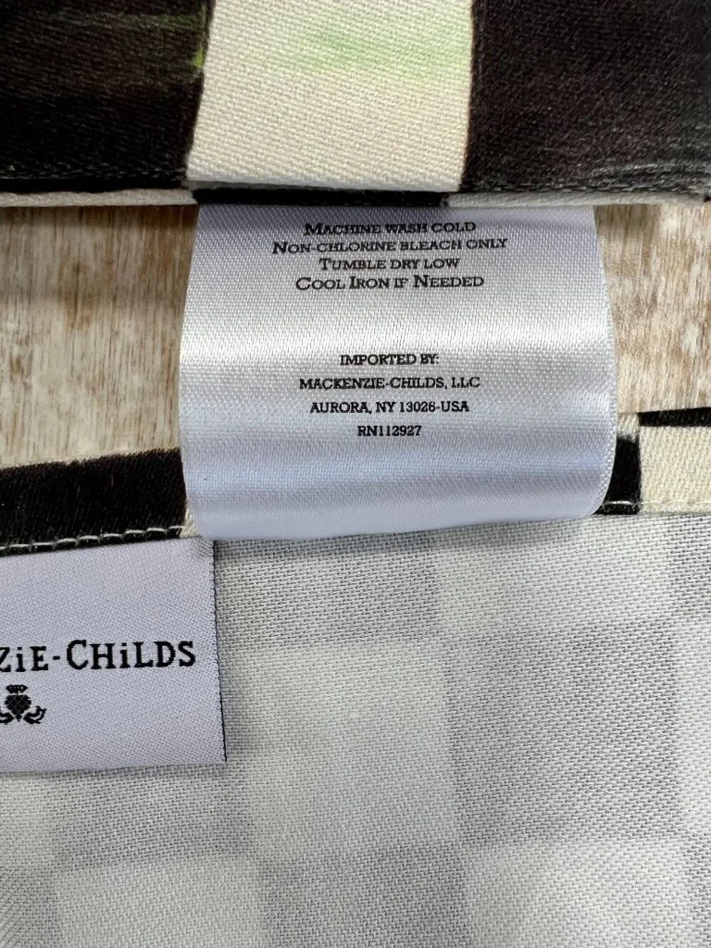 3 MacKenzie-Childs Courtly Check & Cherry Picnic Dish Towels
